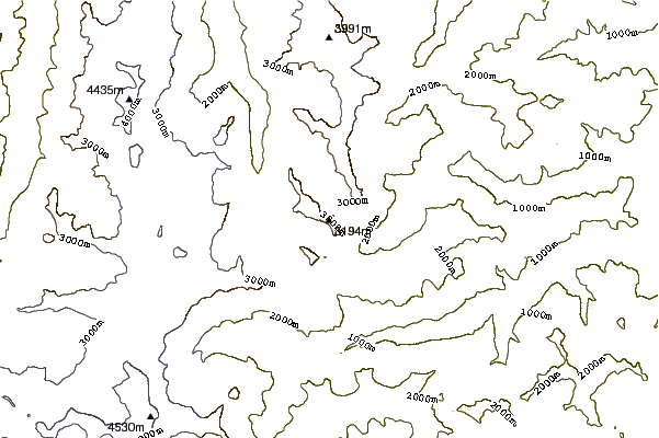 Mountain peaks around Jazzihorn