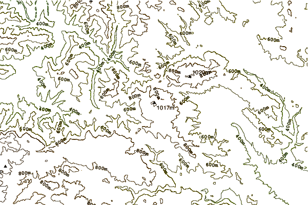 Mountain peaks around Jelova Gora