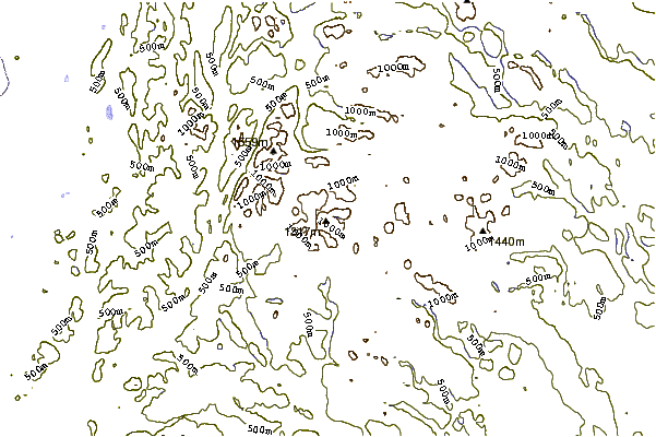 Mountain peaks around Jetnamsklumpen