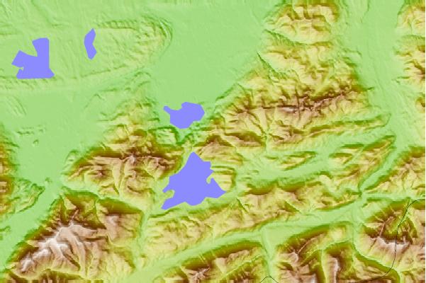 Surf breaks located close to Jochberg (mountain)