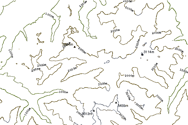 Mountain peaks around Jochstock