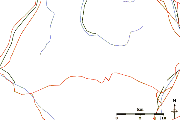 Roads and rivers around Jochstock