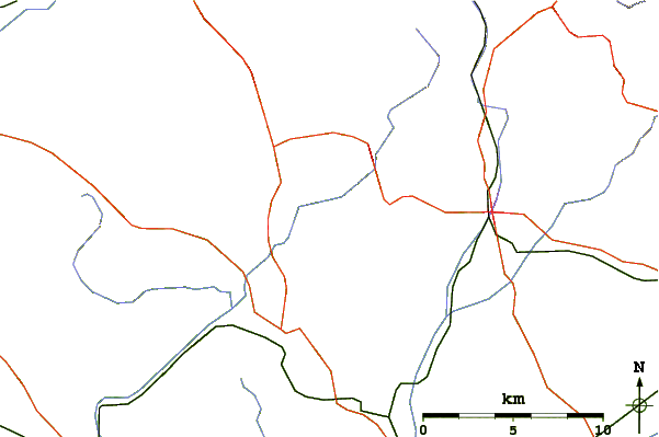 Roads and rivers around Jochy