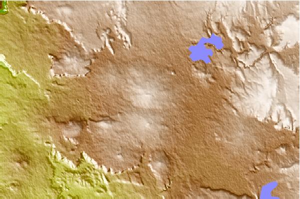 Surf breaks located close to Jordan Craters