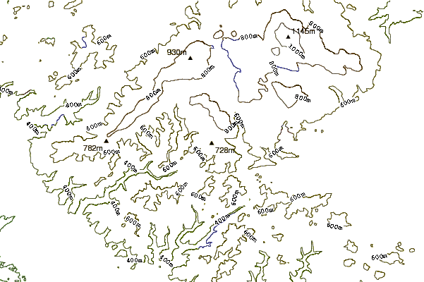 Mountain peaks around Jordanshöhe