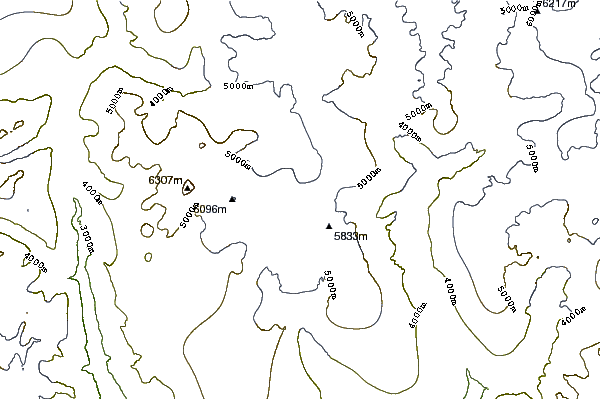 Mountain peaks around K6 (mountain)