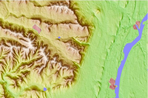 Surf breaks located close to Kaaterskill High Peak