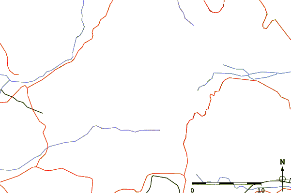 Roads and rivers around Kajmakčalan