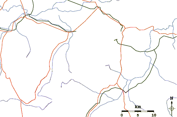 Roads and rivers around Kamojang