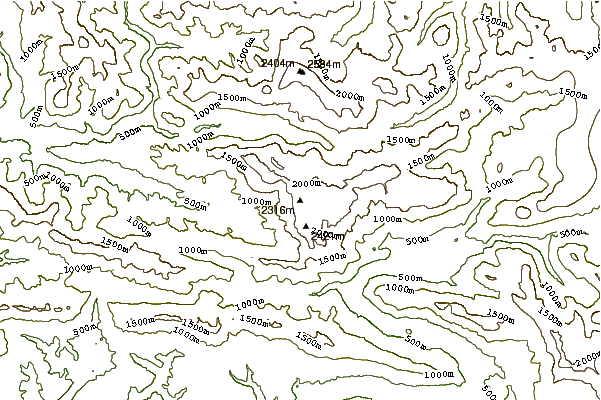 Mountain peaks around Kanin (mountain)