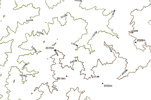 Mountain peaks around Karcal