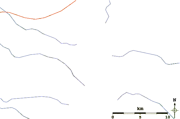 Roads and rivers around Karymsky