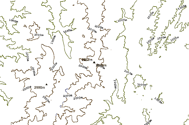 Mountain peaks around Kashima Yarigatake