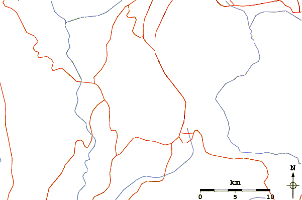 Roads and rivers around Katafidhi