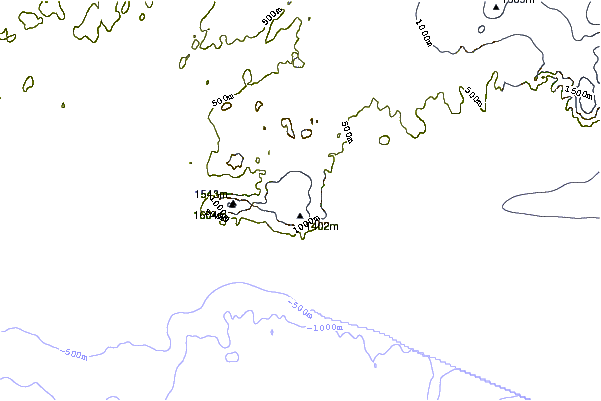 Mountain peaks around Katla