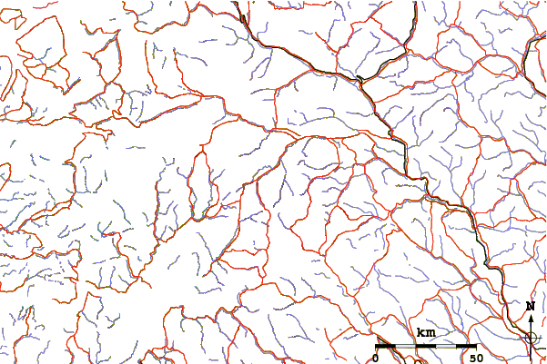 Roads and rivers around Keilhaus topp