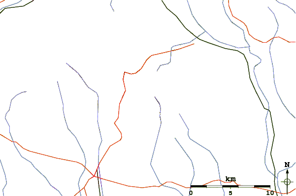 Roads and rivers around Kékestetõ