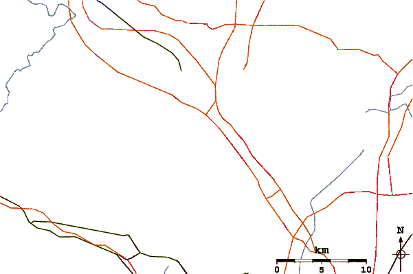 Roads and rivers around Kennesaw Mountain