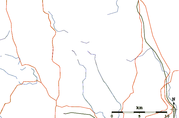 Roads and rivers around Kentmere Pike