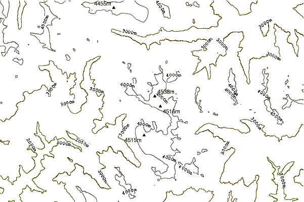 Mountain peaks around Khazret Sultan