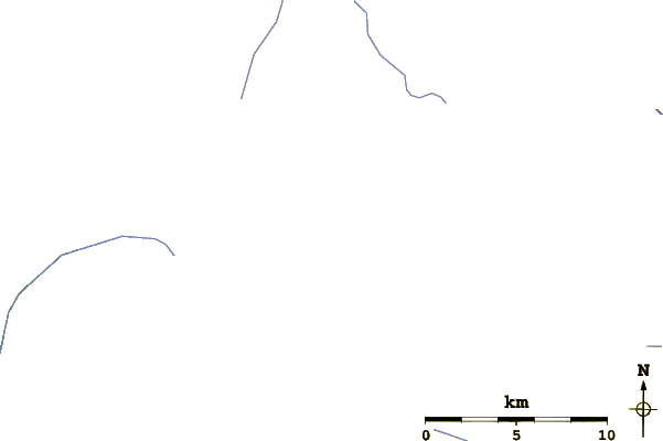 Roads and rivers around Khüiten Peak or Friendship Peak (友谊峰)