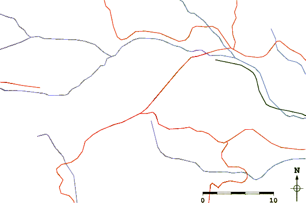 Roads and rivers around Khustup