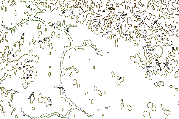 Mountain peaks around King Solomon's Dome