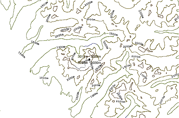 Mountain peaks around Kintla Peak