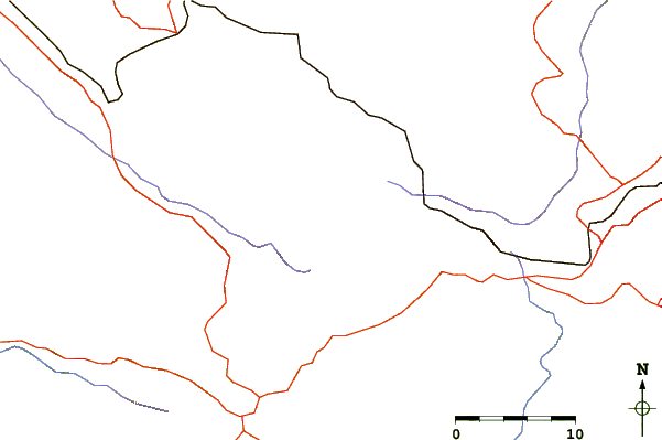 Roads and rivers around Kirigalpoththa
