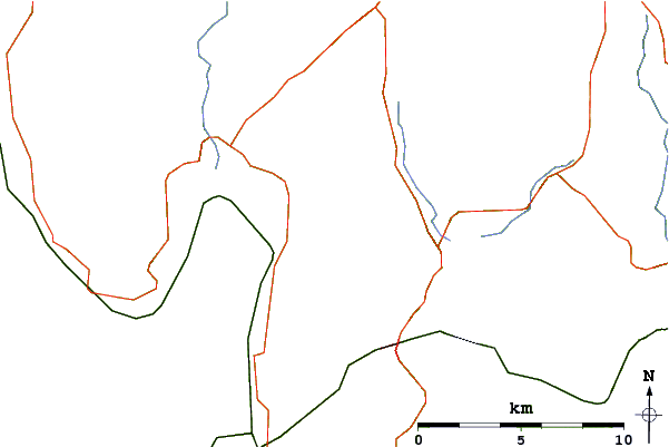 Roads and rivers around Kirkby Moor