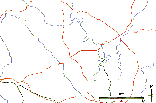 Roads and rivers around Kit Hill Country Park