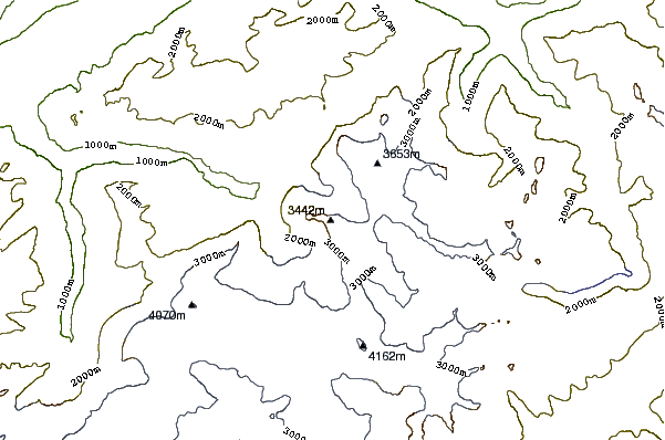 Mountain peaks around Kleines Schreckhorn