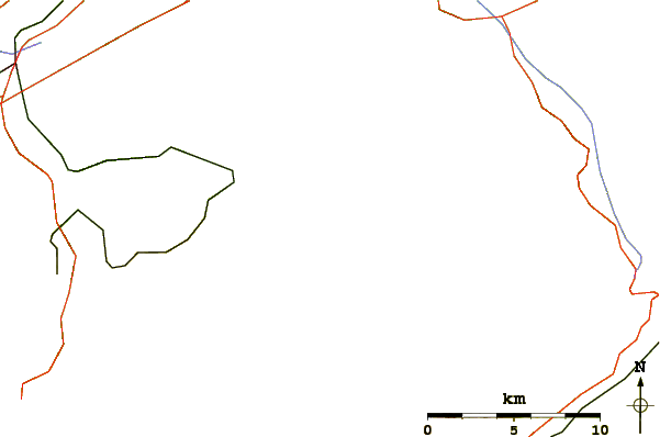 Roads and rivers around Kleines Schreckhorn