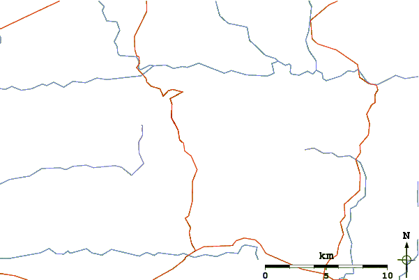 Roads and rivers around Knockmealdown