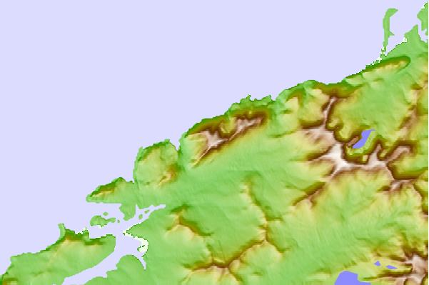 Surf breaks located close to Knocknadobar