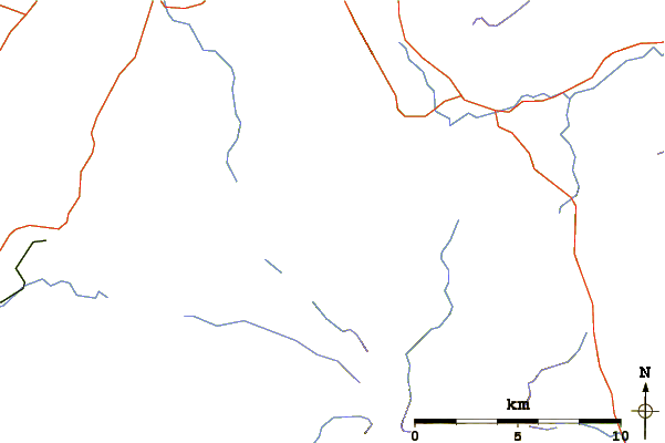 Roads and rivers around Knott Rigg