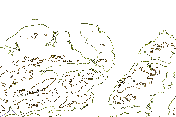 Mountain peaks around Kofel