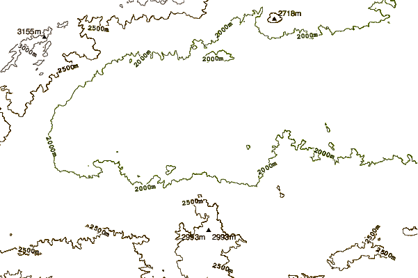 Mountain peaks around Koh-i-Takatu