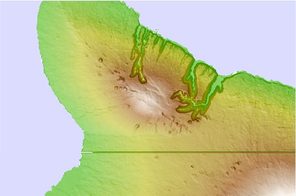 Surf breaks located close to Kohala (mountain)