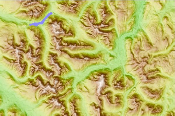 Surf breaks located close to Kokummi Mountain (Sutton Range)