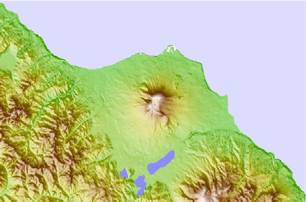 Surf breaks located close to Komaga-take