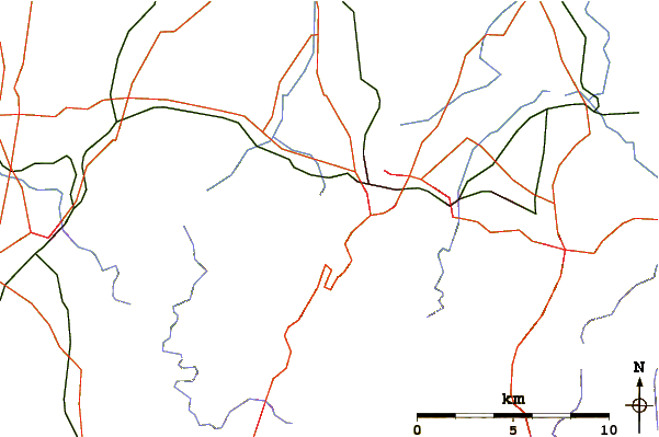 Roads and rivers around Königsberg (Goslar)