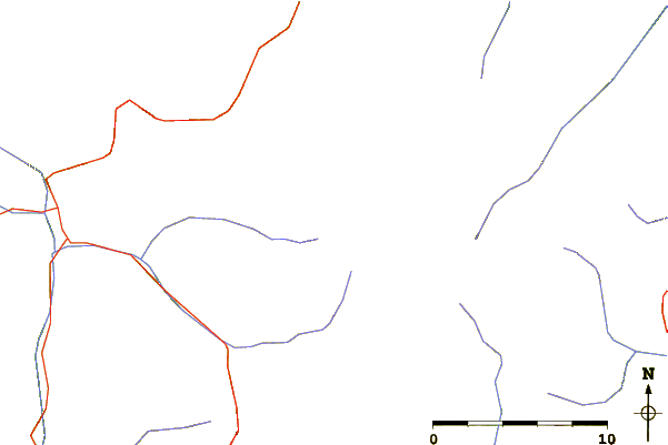 Roads and rivers around Königspitze