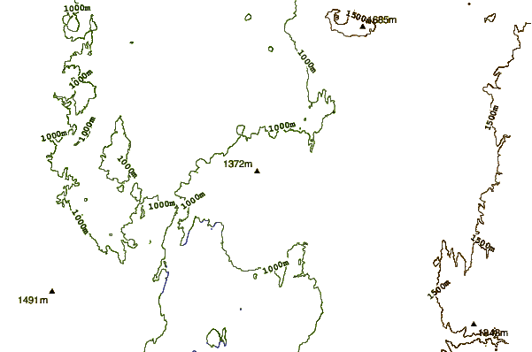 Mountain peaks around Korosi