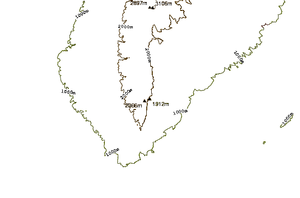 Mountain peaks around Aýrybaba