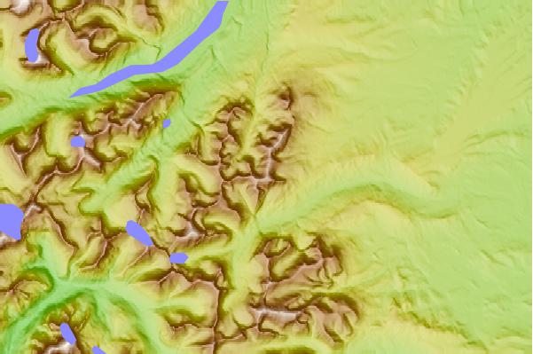 Surf breaks located close to Kupunkamint Mountain