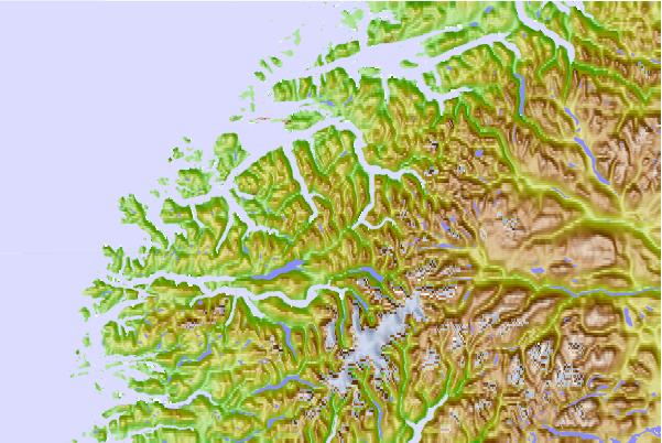 Surf breaks located close to Kvitegga