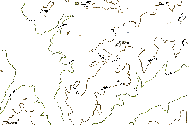 Mountain peaks around L'Argentine