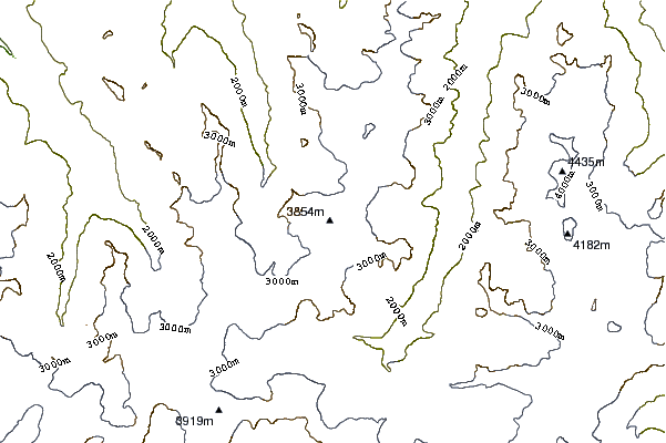 Mountain peaks around L'Epaule