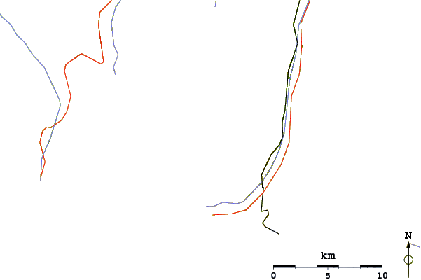 Roads and rivers around L'Epaule